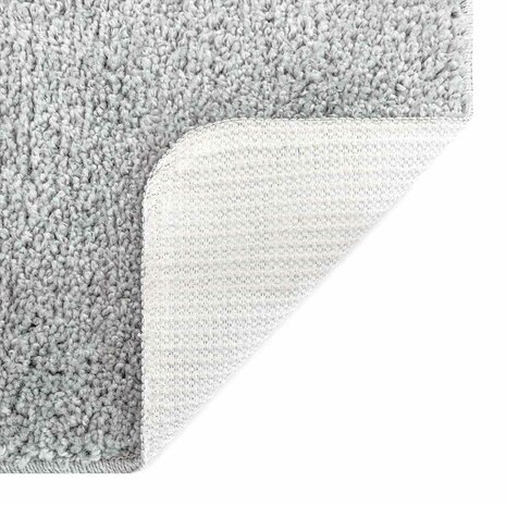 Badmat rechthoekig anti-slip 60x90 cm polypropeen grijs 4