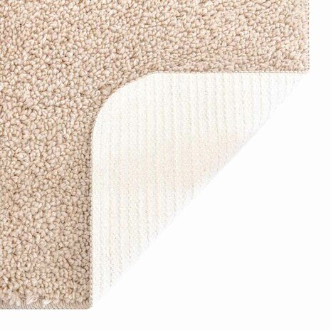 Badmat rechthoekig anti-slip 60x90 cm polypropeen crèmekleurig 4