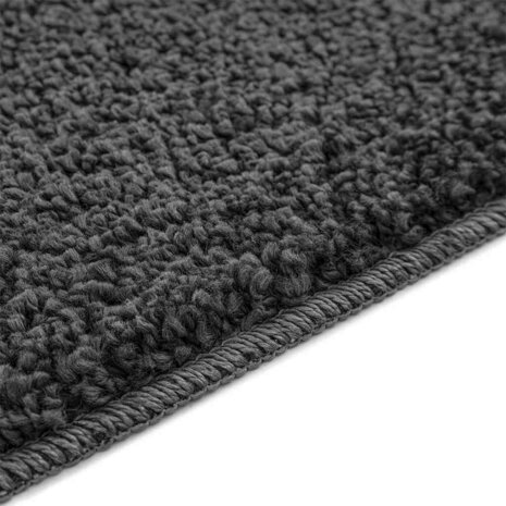 2-delige Badmattenset anti-slip polypropeen donkergrijs 8