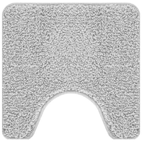 2-delige Badmattenset anti-slip polypropeen grijs 4