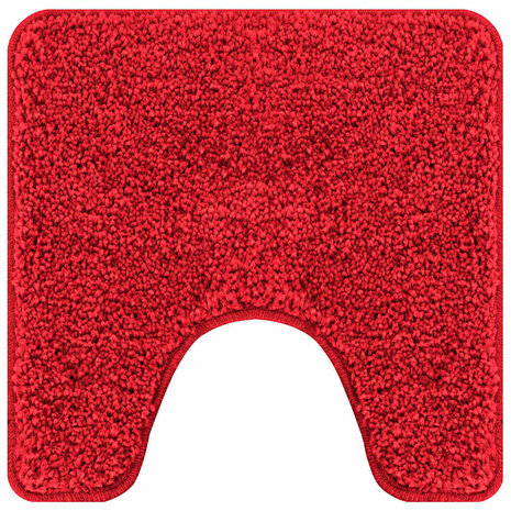 3-delige Badmattenset anti-slip polypropeen rood 4