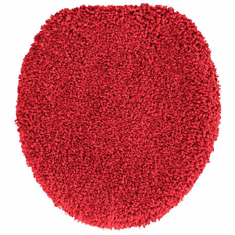 3-delige Badmattenset anti-slip polypropeen rood 5
