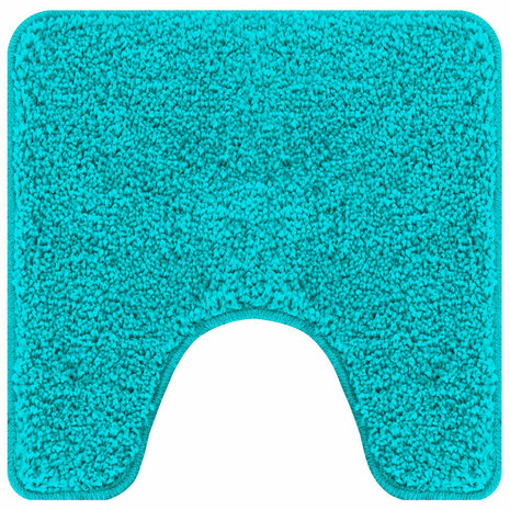 3-delige Badmattenset anti-slip polypropeen turquoise 4