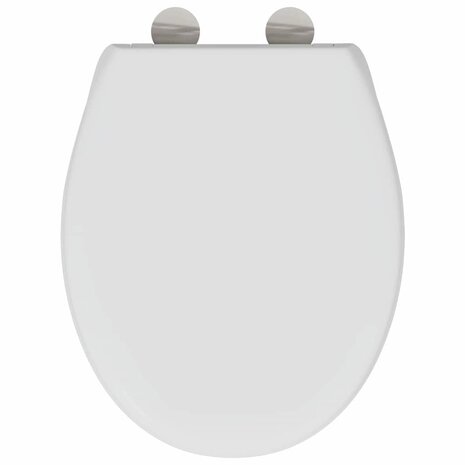 Toiletbril soft-close met quick-release Duroplast wit 7