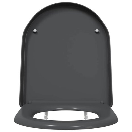 Toiletbril soft-close met quick-release Duroplast antraciet 4