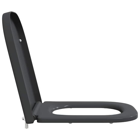 Toiletbril soft-close met quick-release Duroplast antraciet 5