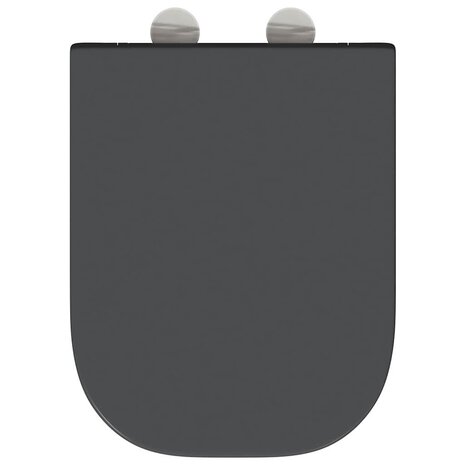 Toiletbril soft-close met quick-release Duroplast antraciet 6