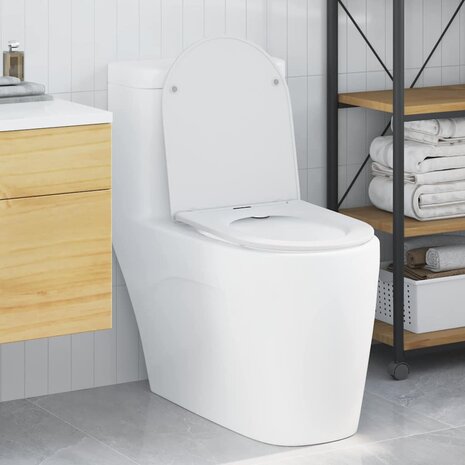 Toiletbril soft-close met quick-release Duroplast wit 1