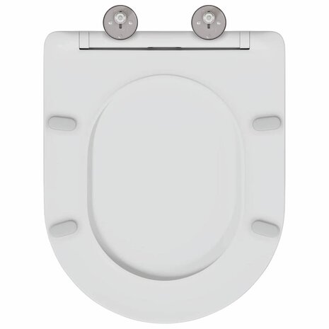 Toiletbril soft-close met quick-release Duroplast wit 4