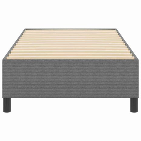 Boxspringbed ribfluweel lichtgrijs 80x200 cm 5