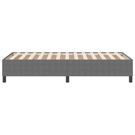 Boxspringbed ribfluweel lichtgrijs 80x200 cm 6