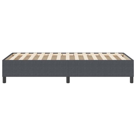 Boxspringbed Donkergrijs Eenpersoons Corduroy Stof 6