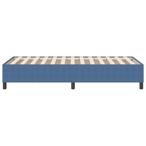Boxspringbed Blauw Eenpersoons Corduroy Stof 6