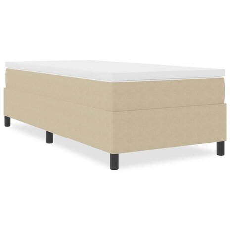 Boxspringbed Lichtgroen Grijs Eenpersoons Corduroy Stof 3