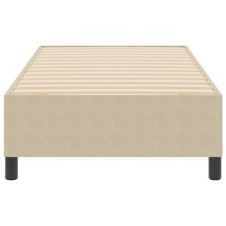 Boxspringbed Lichtgroen Grijs Eenpersoons Corduroy Stof 5
