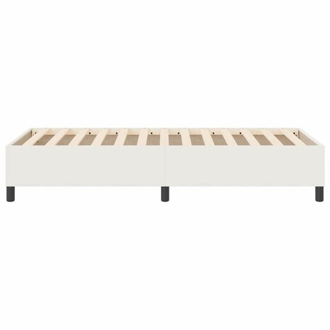 Boxspring Bed Crème 90x200 cm Corduroy Stof 6