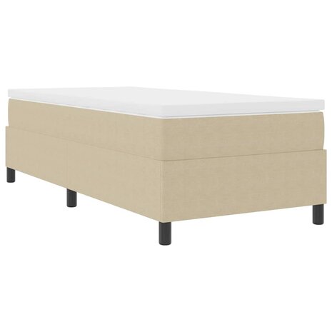 Boxspringbed Lichtgroen Grijs 90x200 cm Corduroy Stof 2