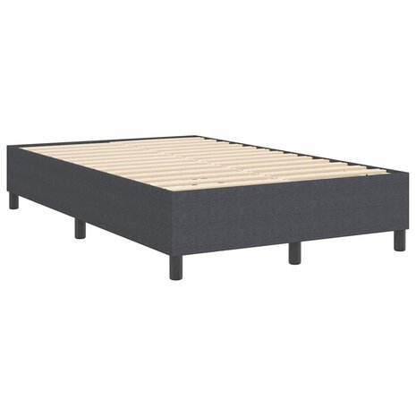 Boxspringbed Donkergrijs Klein Tweepersoons Corduroy Stof 7