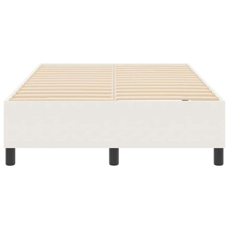 Boxspringbed Crème Klein Dubbel Corduroy Stof 5