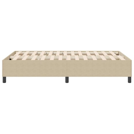Boxspring Lichtgroen Grijs Klein Tweepersoons Velours 6