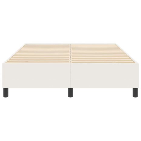 Boxspringbed Crème 140x200 cm Corduroy Stof 5