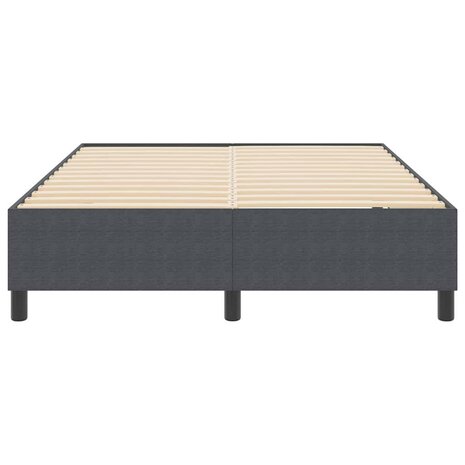 Boxspringbed Donkergrijs 140x200 cm Corduroy Stof 5