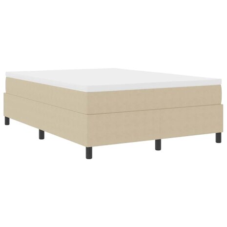 Boxspringbed in lichtgroen en grijs 140x200 cm van corduroystof 2