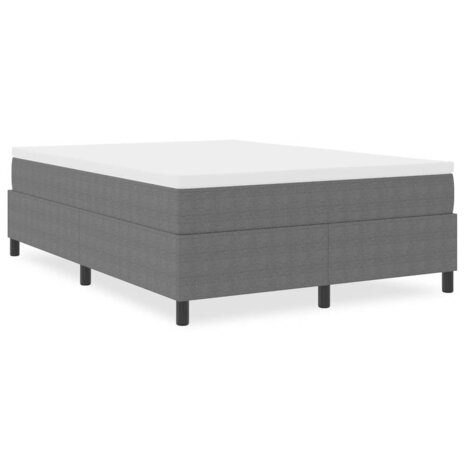 Boxspringbed Lichtgrijs 160x200 cm Corduroy Stof 3