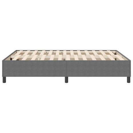 Boxspringbed Lichtgrijs 160x200 cm Corduroy Stof 6