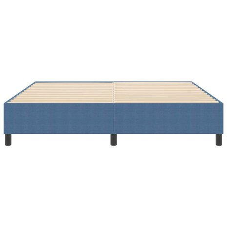 Boxspring Bed Blauw Super King Corduroy Stof 5