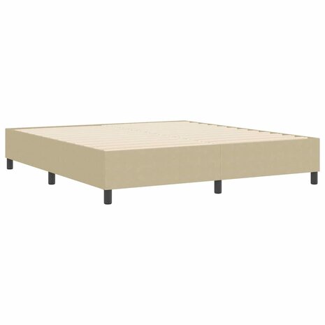 Boxspring Bed Lichtgroen Grijs Super King Corduroy Stof 7