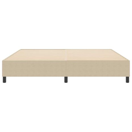 Boxspringbed Lichtgroen Grijs 200x200 cm Corduroy Stof 5