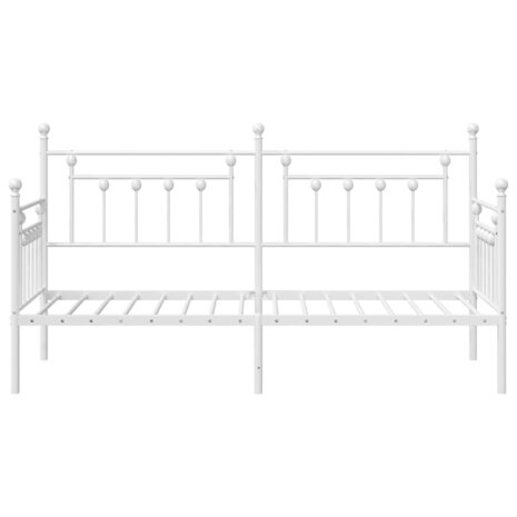 Slaapbank 80x200 cm staal wit 5