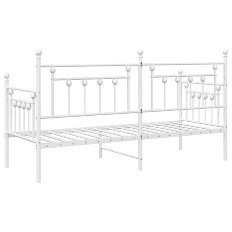 Slaapbank 80x200 cm staal wit 7