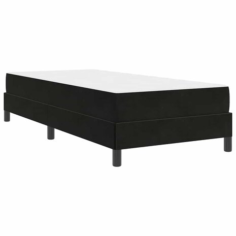 Boxspringbed met matras Zwart 80 x 200 cm Fluweel 2