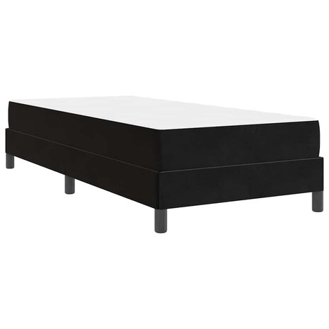 Boxspringbed met matras Zwart 80 x 200 cm Fluweel 9