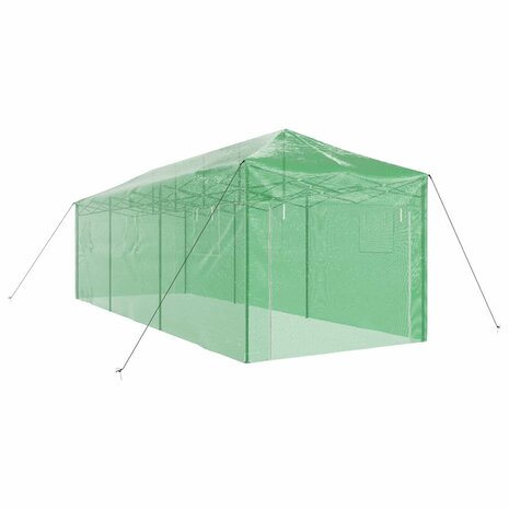 Kas met dak Groen 290 x 870 x 315 cm Staal 3