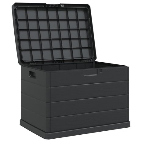 Tuinbox 77,5x54,5x53 cm 170 L kunststof grijs 4