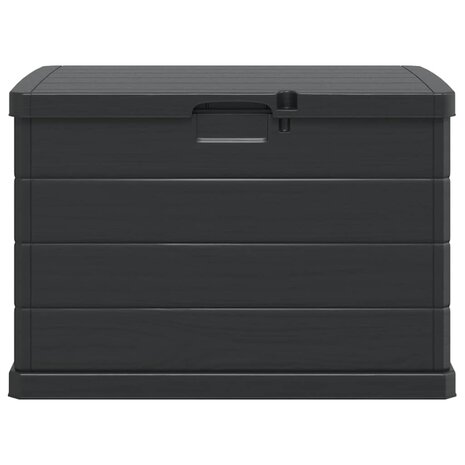 Tuinbox 77,5x54,5x53 cm 170 L kunststof grijs 6