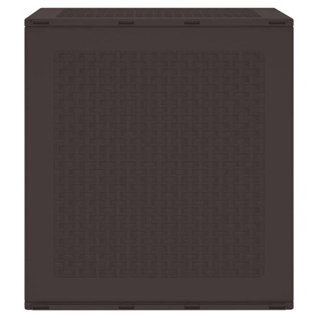 Tuinopbergbox 55x53x57 cm polypropeen bruin 5