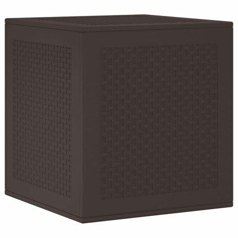 Tuinopbergbox 55x53x57 cm polypropeen bruin 7