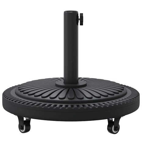 Parasolvoet met wielen rond voor Ø38-48 mm palen 13 kg 4