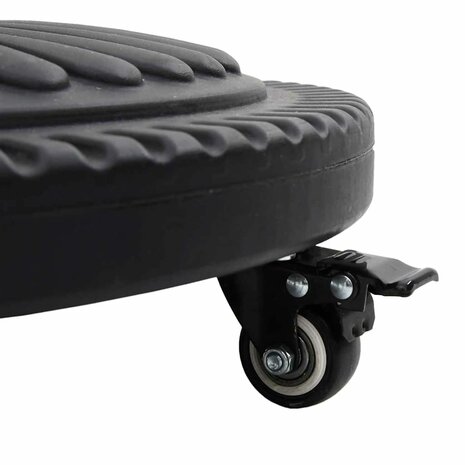 Parasolvoet met wielen rond voor Ø38-48 mm palen 13 kg 8