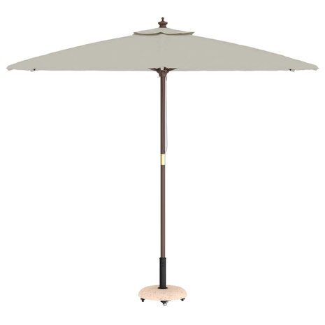 Parasolvoet met wielen voor 37/42/52/58mm stokken - Geel Beton 2