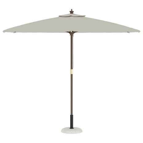 Parasolvoet voor 37/42/52/58mm Polen - Witte Betonnen 20 kg 2