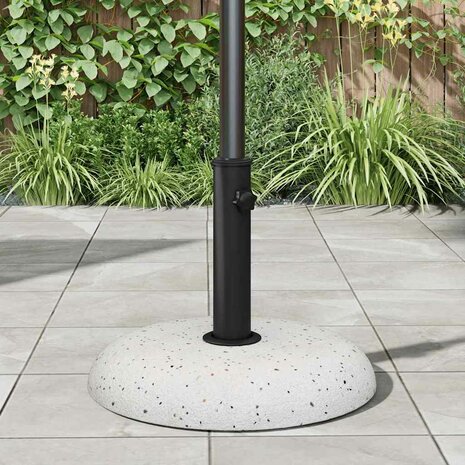 Parasolvoet voor 37/42/52/58mm Polen - Witte Betonnen 20 kg 3