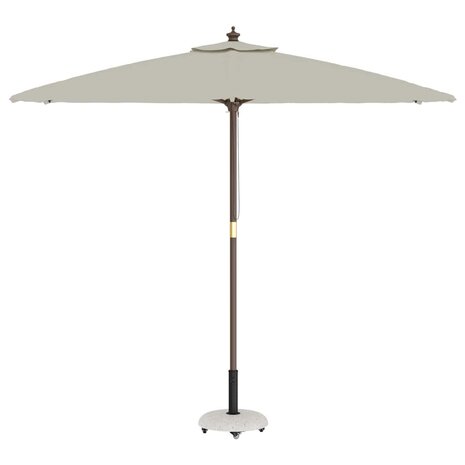Parasolvoet met wielen voor 37/42/52/58 mm stokken - Wit Beton 2
