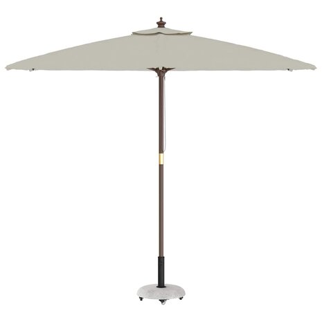 Parasolvoet met wielen voor 37/42/52/58 mm palen - Lichtgrijs Beton 2