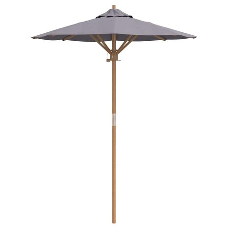 Parasol 150x210 cm bamboe donkergrijs 3