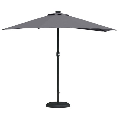 Tuinparasol Antraciet 294 x 150 x 224 cm Stof 2